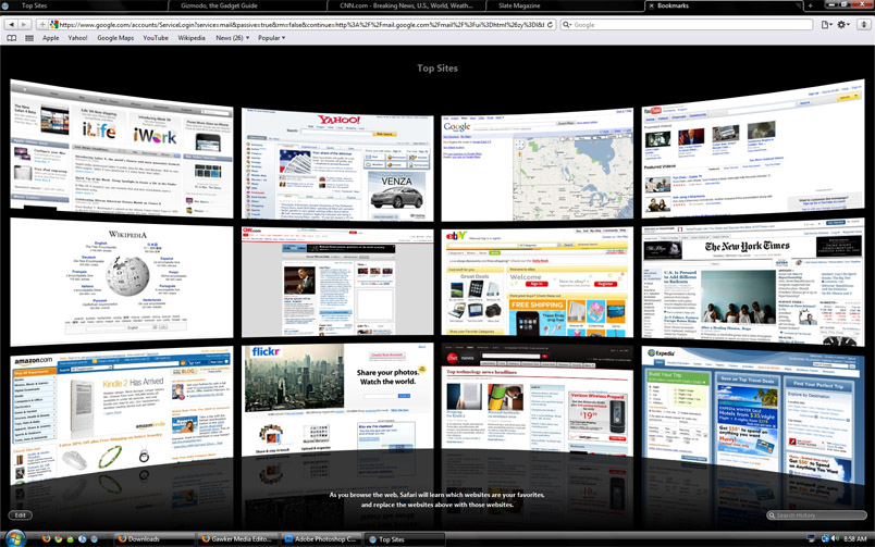 safari 4 screenshot The Roundup: Week of February 27th, 2009