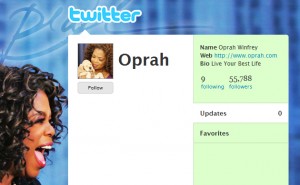 oprah twitter1 300x185 The Roundup: Week of April 17th, 2009