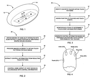 Mouse with Optical Sensing Surface