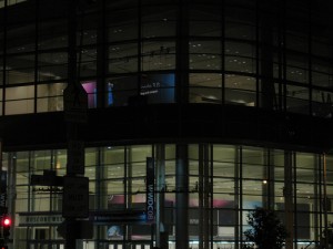 View of the Second Floor of Moscone West; XCode 3.0 Banner