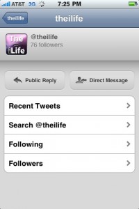 Twitter Profile Page Tweetie 1.3 